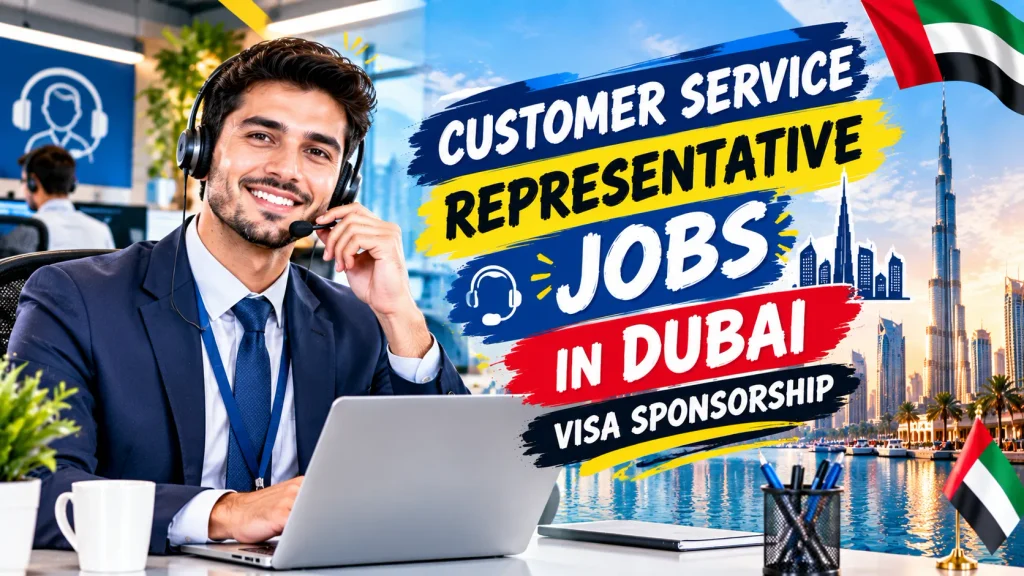 Customer Service Representative Jobs in Dubai with Visa Sponsorship 2026