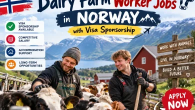 Dairy Farm Worker Jobs in Norway with Visa Sponsorship 2026
