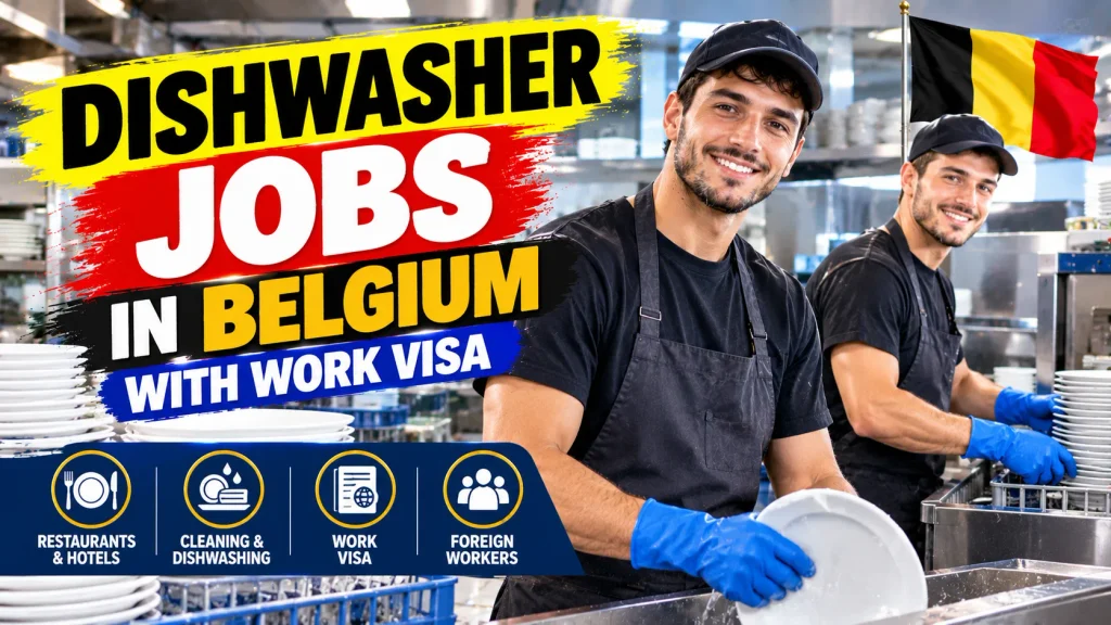 Dishwasher Jobs in Belgium with Work Visa 2026
