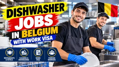 Dishwasher Jobs in Belgium with Work Visa 2026