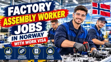 Factory Assembly Worker Jobs in Norway with Work Visa 2026