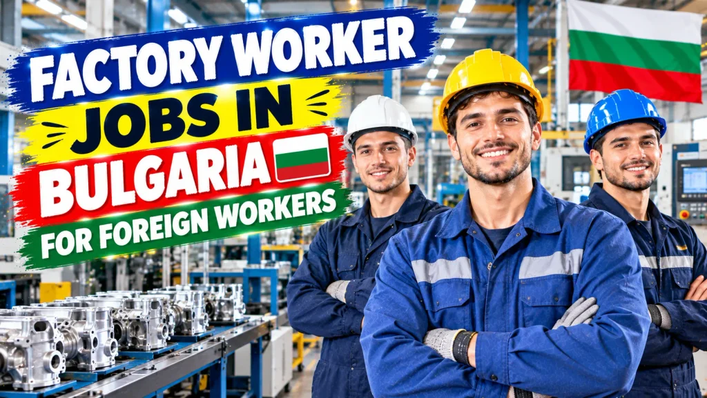 Factory Worker Jobs in Bulgaria for Foreign Workers 2026