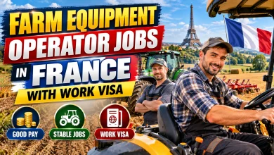 Farm Equipment Operator Jobs in France with Work Visa 2026