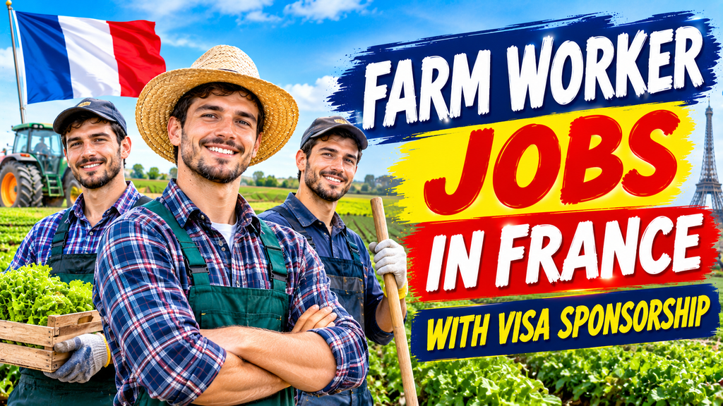 Farm Worker Jobs in France with Visa Sponsorship 2026