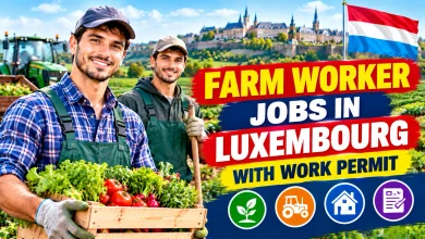 Farm Worker Jobs in Luxembourg with Work Permit 2026