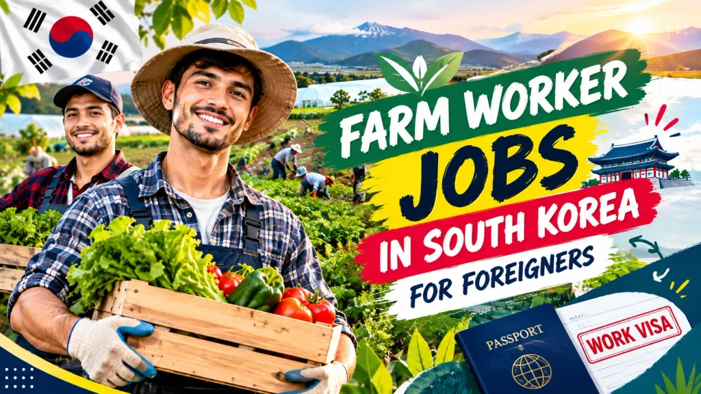 Farm Worker Jobs in South Korea for Foreigners with Work Visa 2026