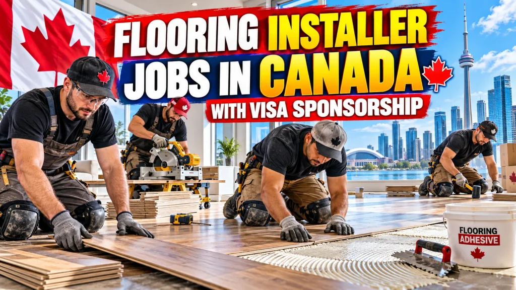 Flooring Installer Jobs in Canada with Visa Sponsorship 2026