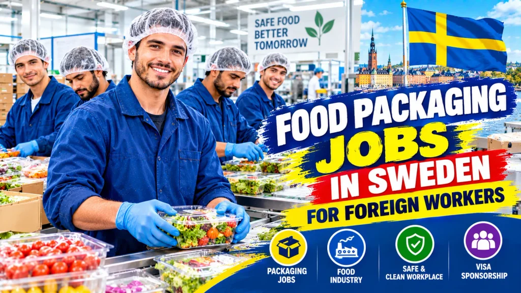 Food Packaging Jobs in Sweden for Foreign Workers 2026