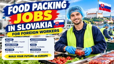 Food Packing Jobs in Slovakia for Foreign Workers 2026