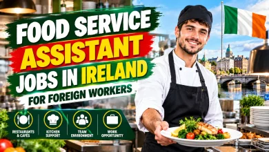 Food Service Assistant Jobs in Ireland for Foreign Workers 2026