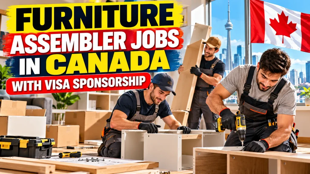 Furniture Assembler Jobs in Canada with Visa Sponsorship 2026