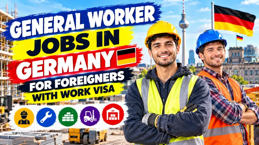 General Worker Jobs in Germany for Foreigners with Work Visa 2026
