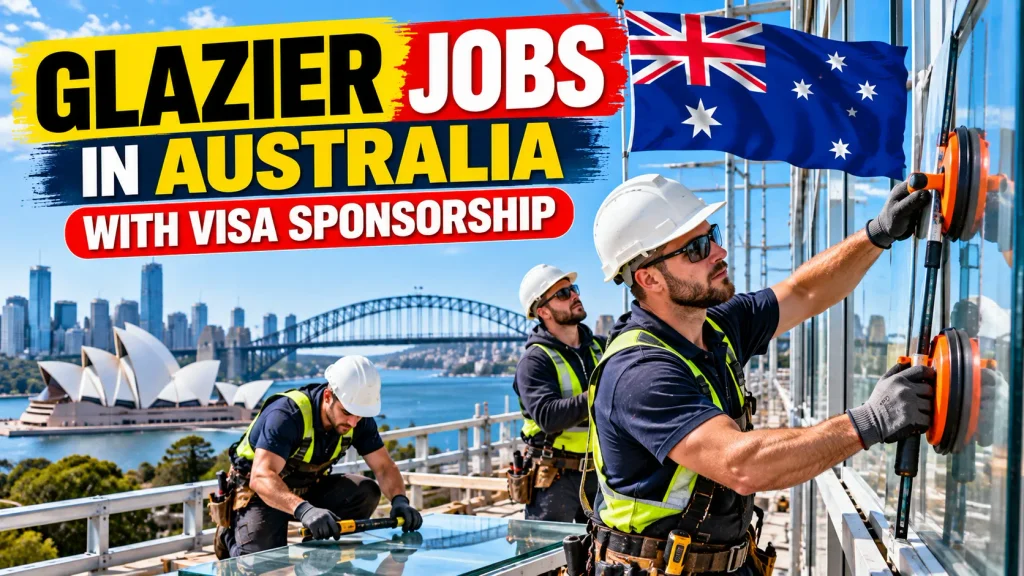 Glazier Jobs in Australia with Visa Sponsorship 2026