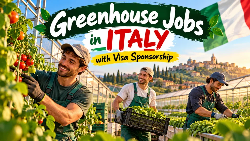 Greenhouse Jobs in Italy with Visa Sponsorship 2026
