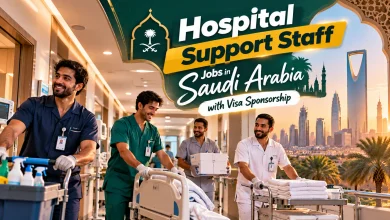 Hospital Support Staff Jobs in Saudi Arabia with Visa Sponsorship 2026