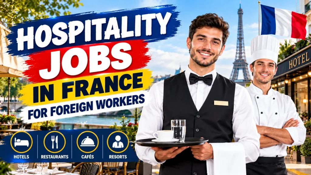 Hospitality Jobs in France for Foreign Workers 2026