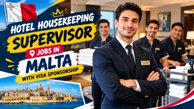 Hotel Housekeeping Supervisor Jobs in Malta with Visa Sponsorship 2026