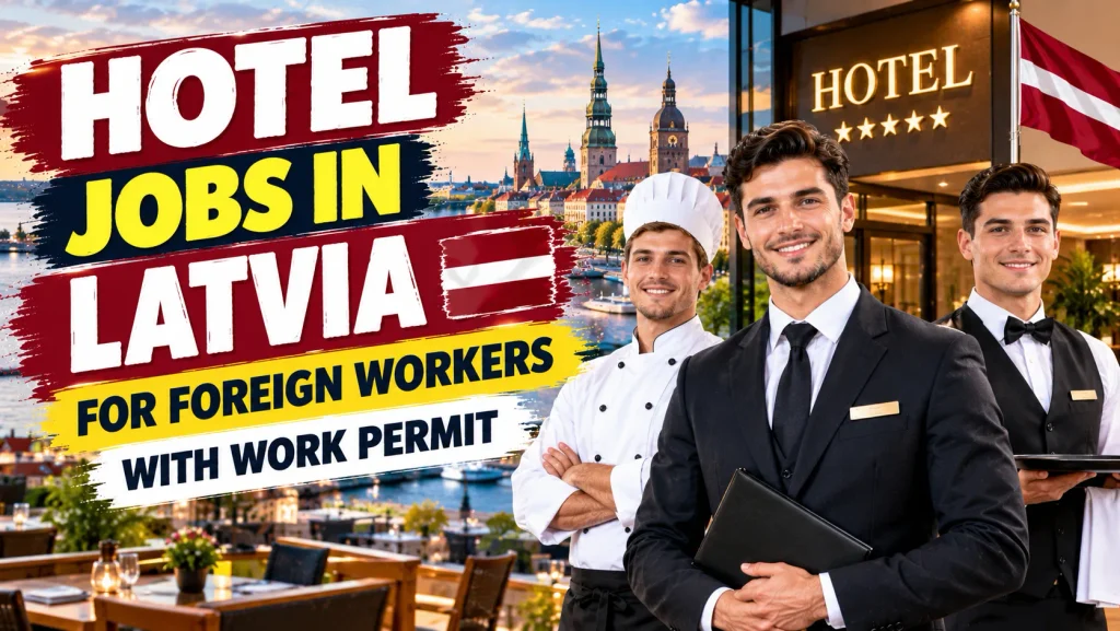 Hotel Jobs in Latvia for Foreign Workers with Work Permit 2026