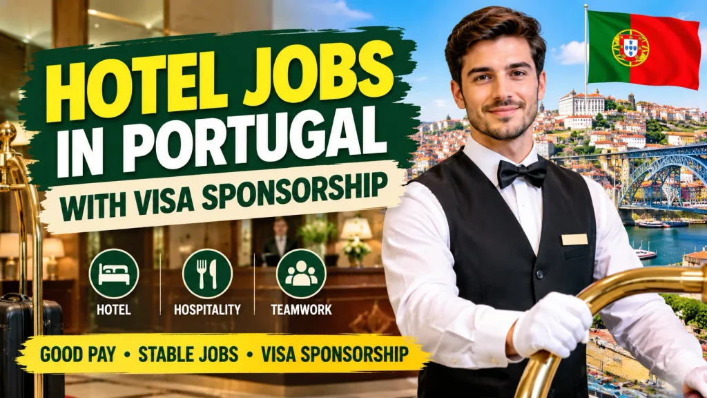 Hotel Jobs in Portugal with Visa Sponsorship 2026