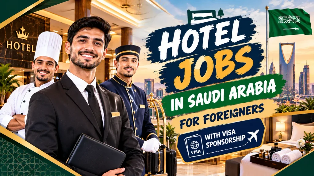 Hotel Jobs in Saudi Arabia for Foreigners with Visa Sponsorship 2026