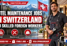 Hotel Maintenance Jobs in Switzerland for Skilled Foreign Workers 2026