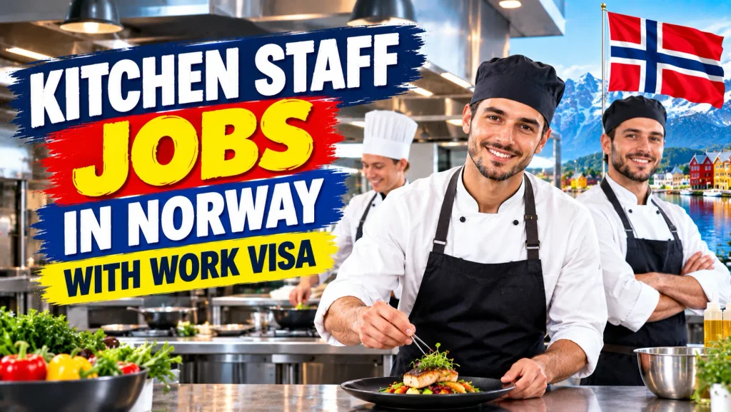Kitchen Staff Jobs in Norway with Work Visa 2026