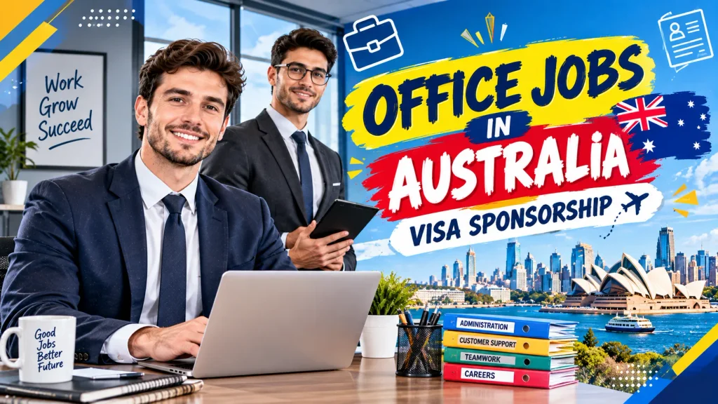Office Jobs in Australia with Visa Sponsorship 2026