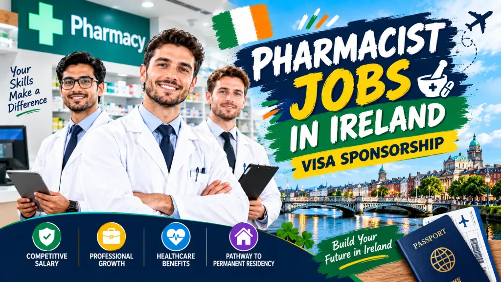 Pharmacist Jobs in Ireland with Visa Sponsorship 2026