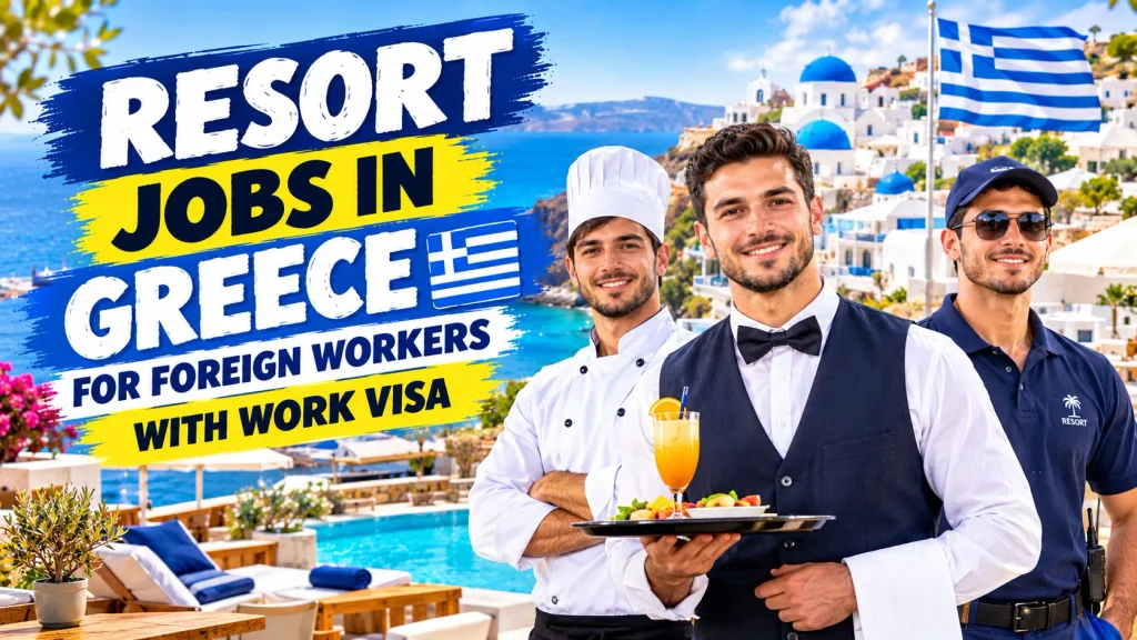 Resort Jobs in Greece for Foreign Workers with Work Visa 2026