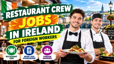 Restaurant Crew Jobs in Ireland for Foreign Workers 2026