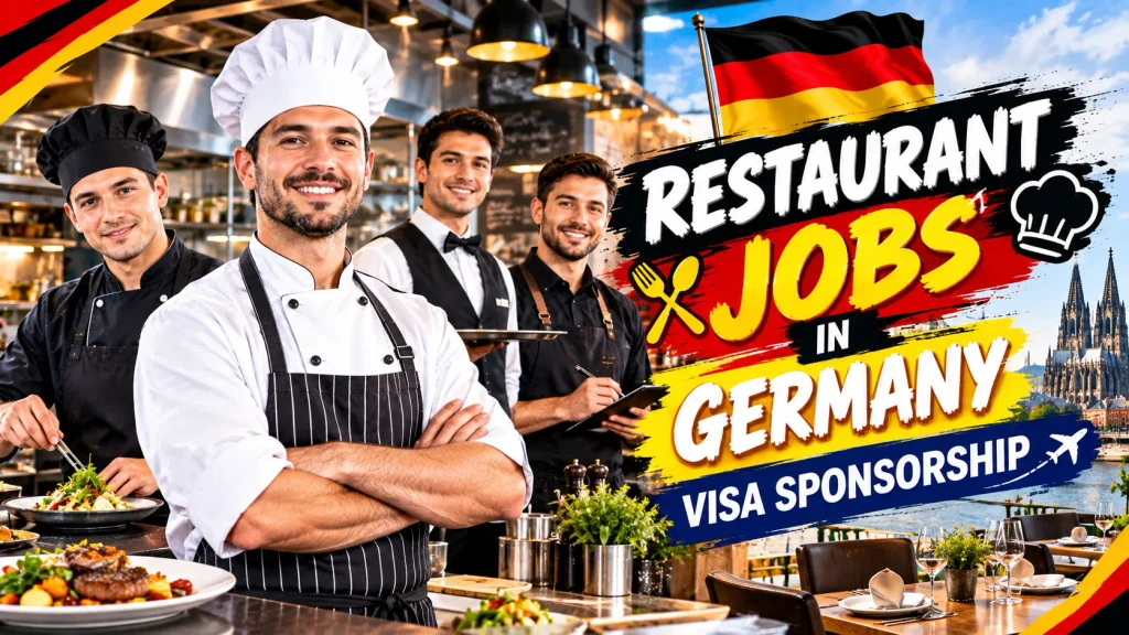 Restaurant Jobs in Germany with Visa Sponsorship 2026
