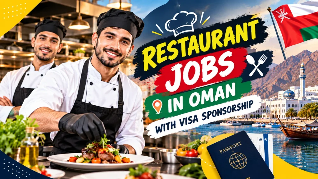Restaurant Jobs in Oman with Visa Sponsorship 2026