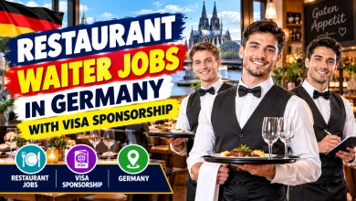Restaurant Waiter Jobs in Germany with Visa Sponsorship 2026