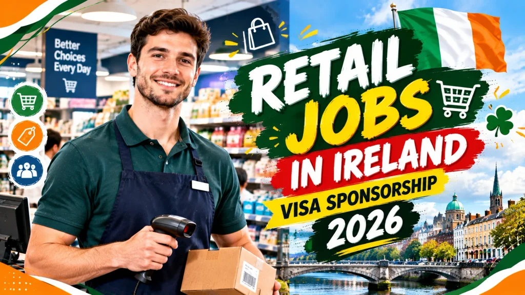 Retail Jobs in Ireland with Visa Sponsorship 2026