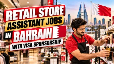 Retail Store Assistant Jobs in Bahrain with Visa Sponsorship 2026