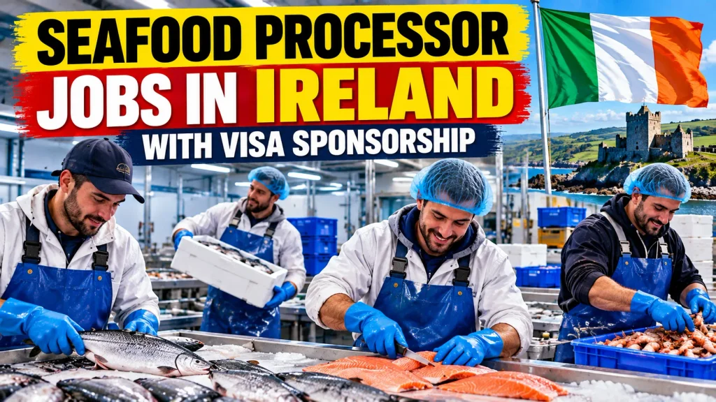 Seafood Processor Jobs in Ireland with Visa Sponsorship 2026