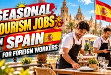 Seasonal Tourism Jobs in Spain for Foreign Workers 2026