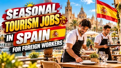 Seasonal Tourism Jobs in Spain for Foreign Workers 2026