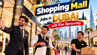 Shopping Mall Jobs in Dubai with Visa Sponsorship 2026