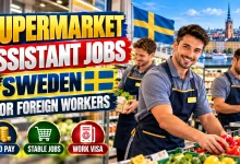Supermarket Assistant Jobs in Sweden for Foreign Workers 2026