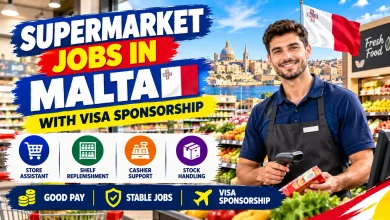 Supermarket Jobs in Malta with Visa Sponsorship 2026